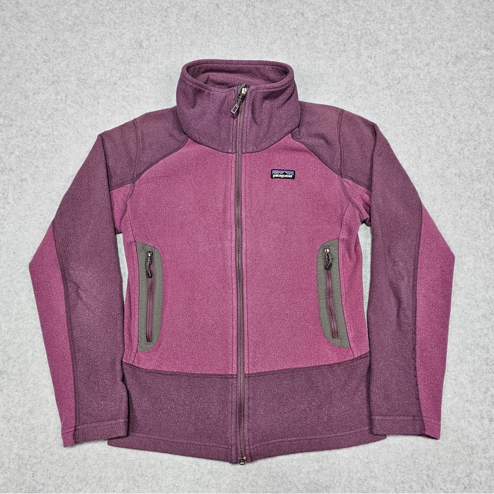 Patagonia Women's Two-Tone Purple Fleece Jacket S